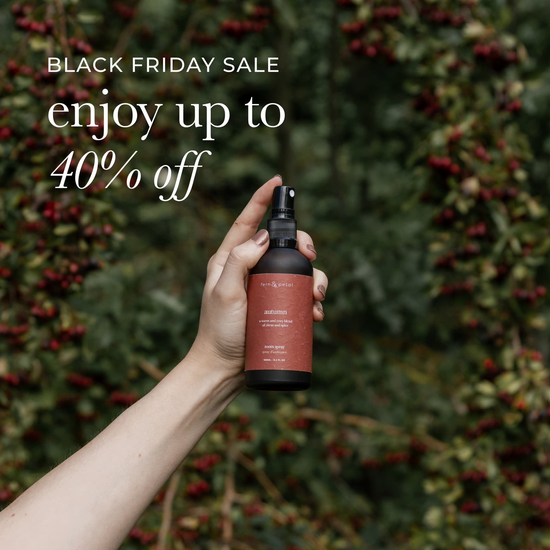 Black Friday Sale: up to 40% off site-wide